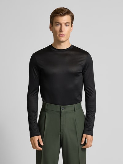 Emporio Armani Longsleeve mit Rundhalsausschnitt Black 4