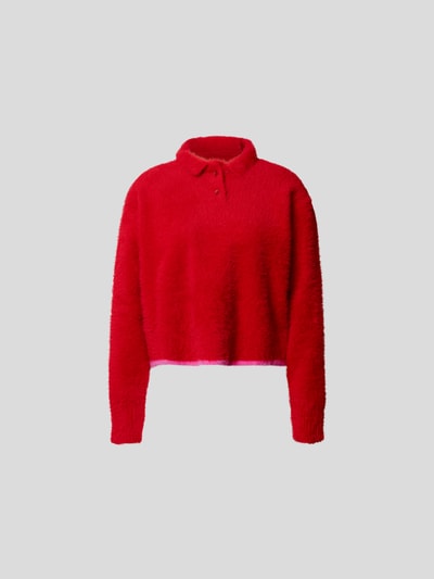 Jacquemus Pullover mit Polokragen Rot 2