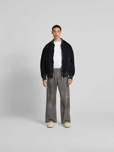 Diesel Bomberjacke mit Reißverschluss Black 1