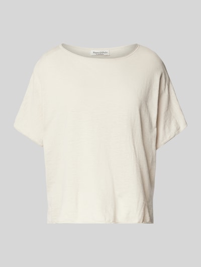 Marc O'Polo Oversized Strickshirt aus Baumwoll-Leinen-Mix Sand 2
