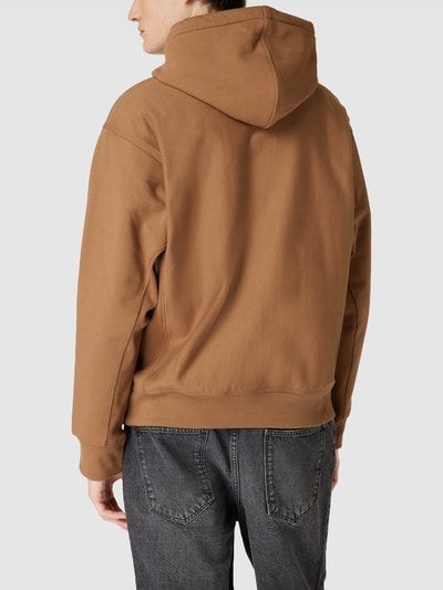 Carhartt Work In Progress Hoodie mit Logo-Stitching Modell 'AMERICAN SCRIPT' Haselnuss Braun 5