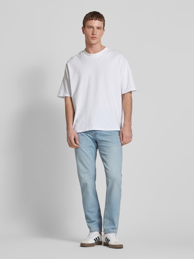 Jack & Jones Tapered Fit Jeans im 5-Pocket-Design Modell 'MIKE' Jeansblau 1