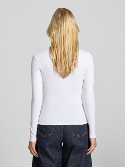 Calvin Klein Jeans Longsleeve mit Label-Detail Weiss 5