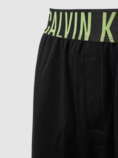 Calvin Klein Underwear Pyjama-Shorts mit elastischem Logo-Bund Black 2
