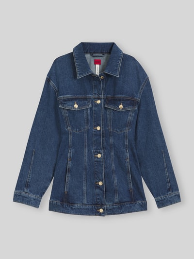 HUGO Slim Fit Jeansjacke aus reiner Baumwolle Modell 'HUGO ICON_3' Marine 2