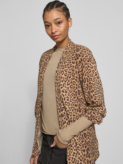 Pieces Blazer met dierenprint, model 'BOSELLA' Zand - 3