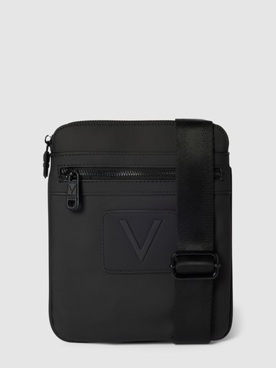 VALENTINO BAGS Torba na ramię z naszywką z logo model ‘SKYR CROSSBAG medium’ Czarny 1