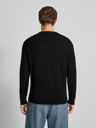 Only & Sons Gebreide pullover met ronde hals, model 'PHIL' Zwart - 5