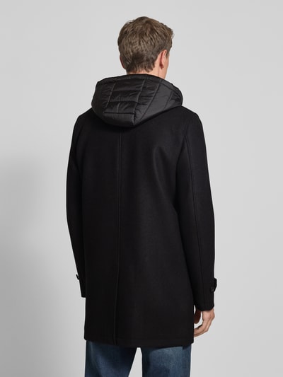 Geox Functioneel jack met wolmix, model 'MONREALE' Zwart - 5