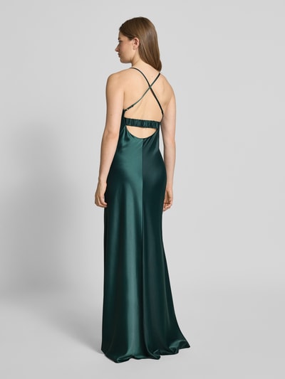 V.M. Sukienka wieczorowa z lejącym dekoltem Ciemnozielony 5