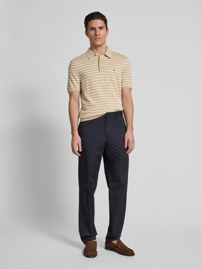 Tommy Hilfiger Regular Fit Poloshirt mit Logo-Stitching Beige 1