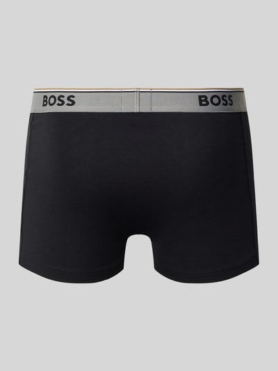BOSS Regular Fit Trunks aus Baumwoll-Mix im 3er-Pack Black 3