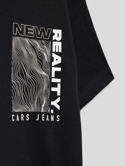 CARS JEANS T-Shirt mit Statement-Print Black 2