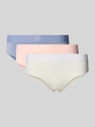 Marc O'Polo Panty van katoenmix in een set van 3 stuks Lichtblauw - 1