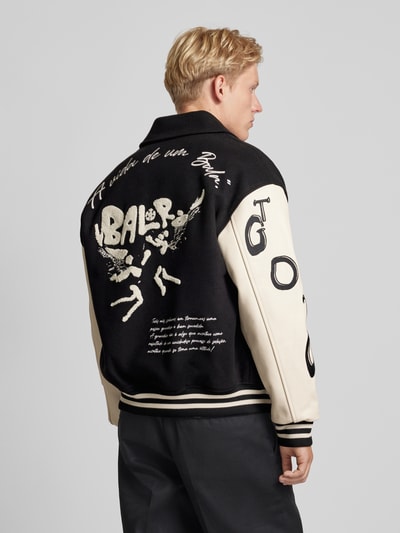 Balr. Jacke mit Label-Badge Modell 'Game of the Gods' Black 5