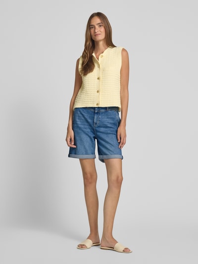 s.Oliver RED LABEL Relaxed Fit Jeansshorts aus Baumwoll-Mix Dunkelblau 1