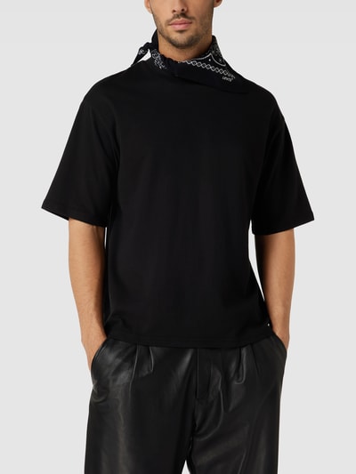 REVIEW Oversized Fit T-Shirt mit Rundhalsausschnitt Schwarz 4