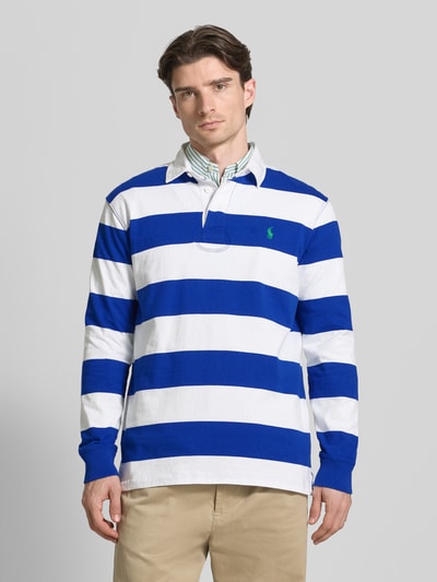 Polo Ralph Lauren Regular Fit Sweatshirt aus reiner Baumwolle Modell 'LS RUGBY M3' Royal 4