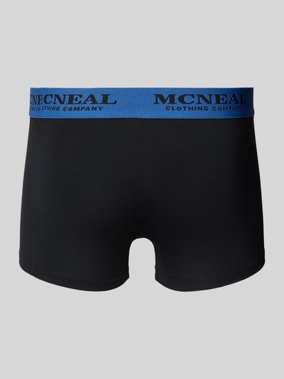 MCNEAL Trunks mit Label-Bund im 3er-Pack Black 3