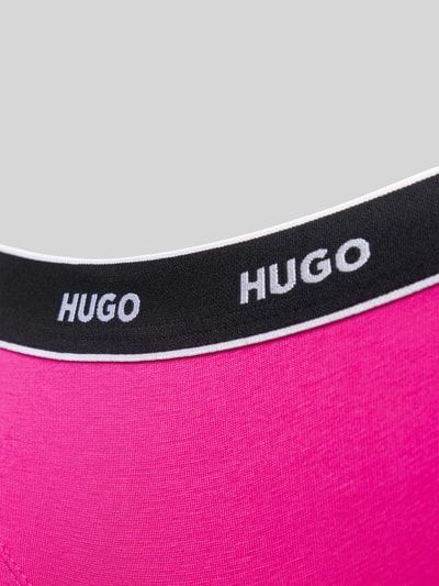 HUGO String mit elastischem Label-Bund im 3er-Pack Pink 2