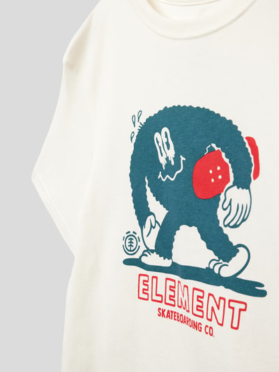 Element T-Shirt mit Motiv-Print Modell 'GORILLA' Offwhite 2