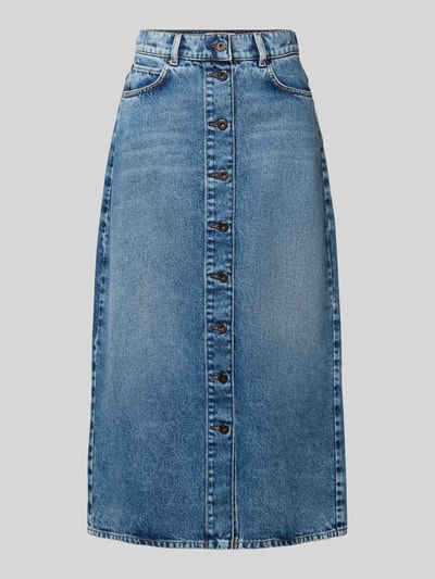 Weekend Max Mara Spódnica jeansowa o kroju regular fit z czystej bawełny model 'DASTI' Jeansowy niebieski 2