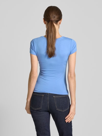 Gina Tricot T-Shirt mit Rundhalsausschnitt Hellblau 5