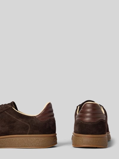 Gant Sneakers van leer met vetersluiting, model 'Cuzmo' Donkerbruin - 2