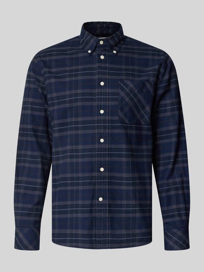 Barbour Regular fit vrijetijdsoverhemd met borstzak Marineblauw - 1