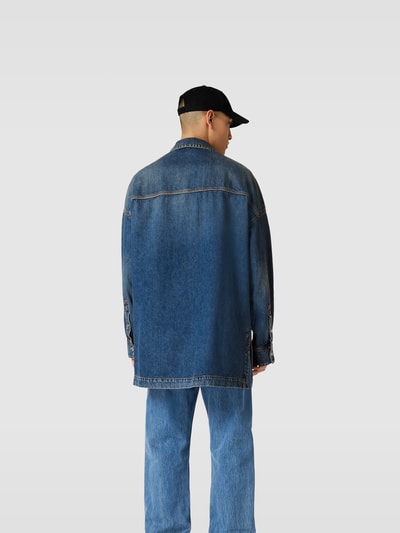 Iro Oversized Jeanshemd mit Eingrifftaschen Jeansblau 5