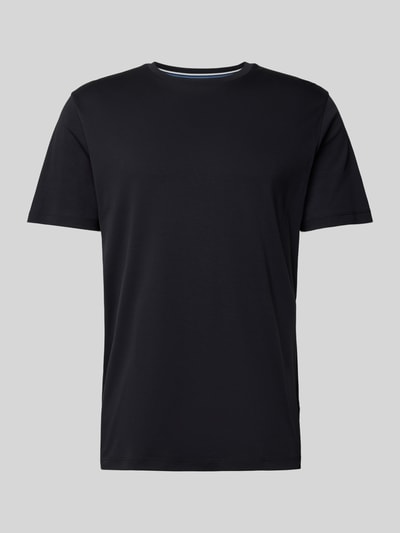 OLYMP Level Five T-Shirt mit geripptem Rundhalsausschnitt Black 2