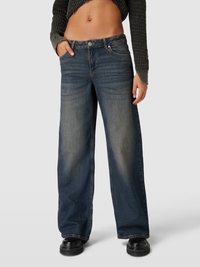 Review Loose Fit Jeans im 5-Pocket-Design Dunkelblau 4