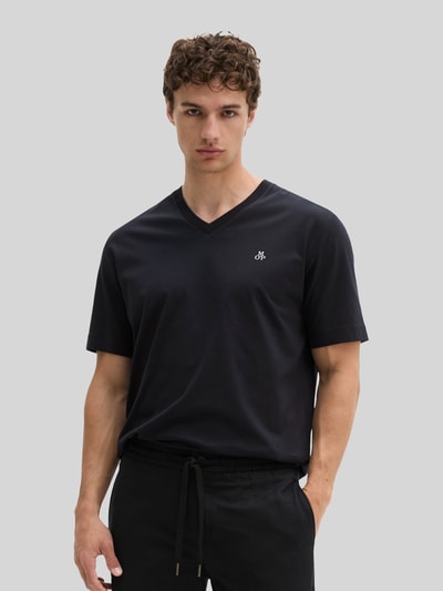 Marc O'Polo męski t-shirt o kroju regular fit z czystej bawełny Granatowy 4