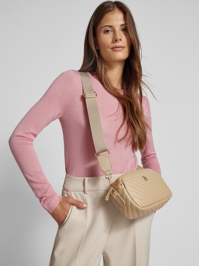 Tommy Hilfiger Umhängetasche mit Strukturmuster Modell 'POPPY REFORM' Beige 1