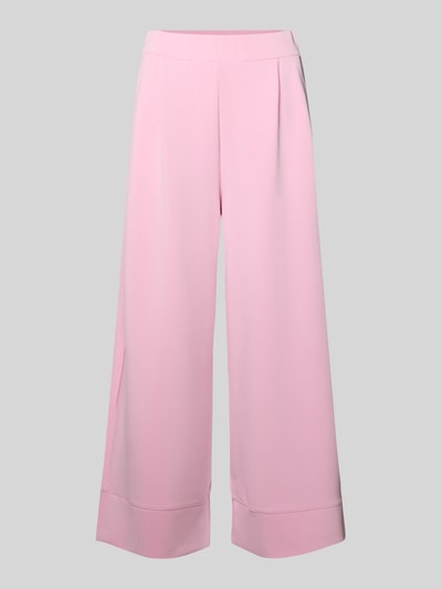 Produktfoto, Wide Leg Sweatpants mit Eingrifftaschen van Rich & Royal, dames sweatpants in roze modalmix met stretch, elastische band, binnenbeenlengte maat S 63 cm