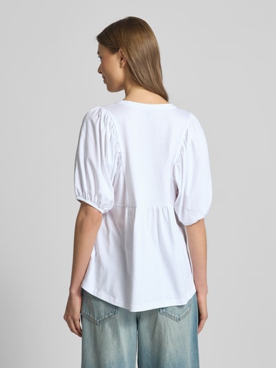 Soyaconcept Bluzka o kroju relaxed fit z haftem angielskim model ‘LORAINE’ Biały 5