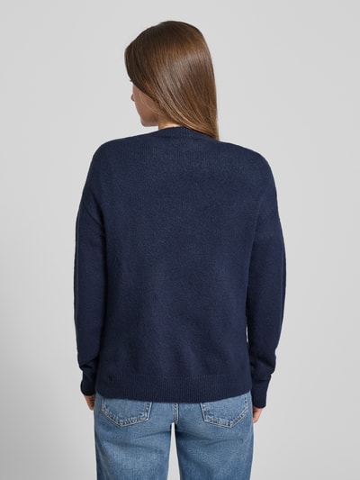 Christian Berg Woman Weihnachtspullover mit gerippten Abschlüssen Marine 5