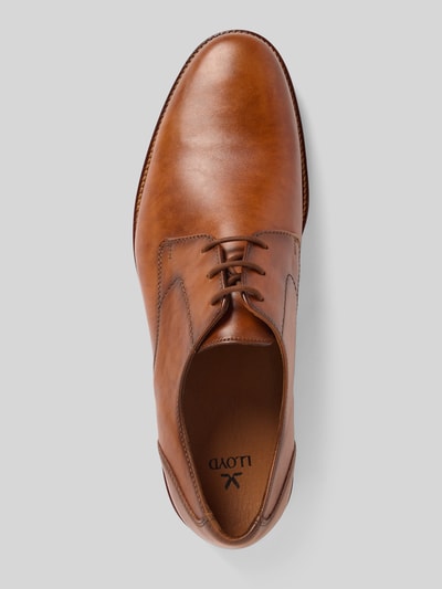 Lloyd Leren derbyschoenen met siernaden Lichtbruin - 3