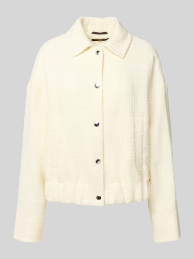 Windsor Leinenjacke mit Umlegekragen Offwhite 2