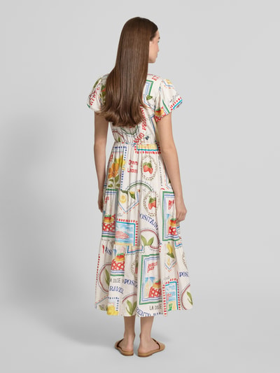 Forever New Leinencocktailkleid mit Tunikakragen Modell 'Jacqueline' Weiss 5
