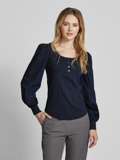 Lauren Ralph Lauren Strickpullover mit gerippten Abschlüssen Dunkelblau 4