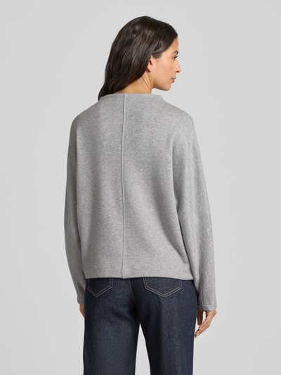 OPUS Sweatshirt met opstaande kraag, model 'Gonnik' Lichtgrijs - 5