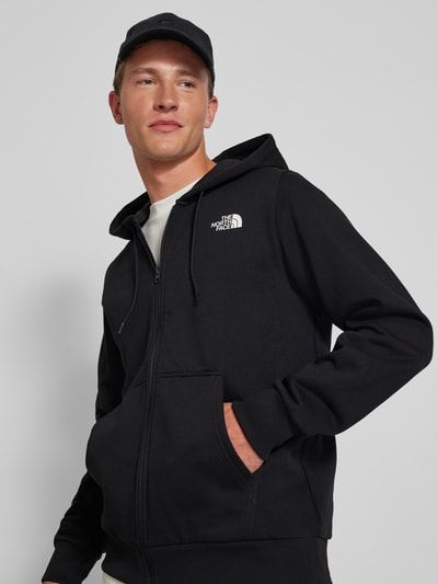 The North Face Sweatjack met labelprint Zwart - 3