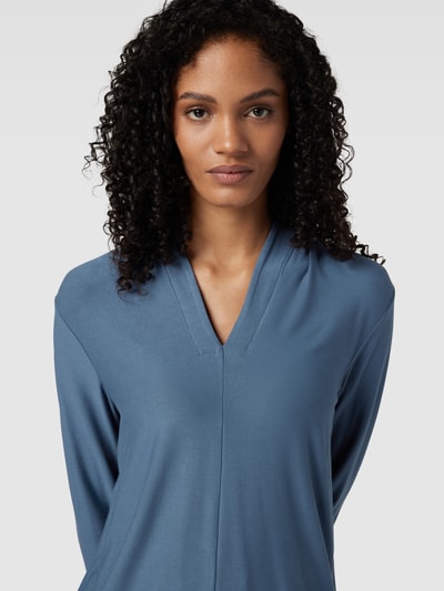 Tom Tailor Longsleeve mit V-Ausschnitt Rauchblau 3