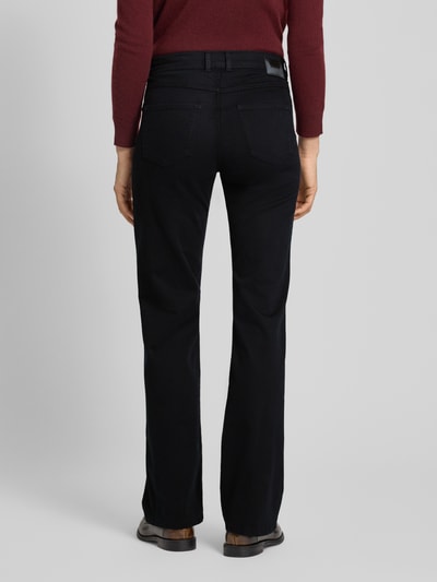 Angels Stoffen broek met 5-pocketmodel, model 'LARA' Marineblauw - 5