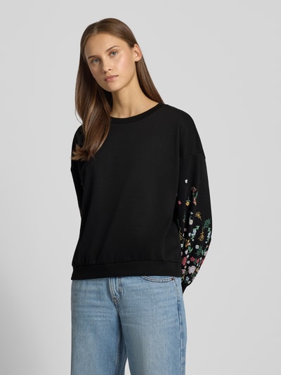 Only Regular Fit Sweatshirt aus Baumwoll-Mix Modell 'BROOKE' Black 4