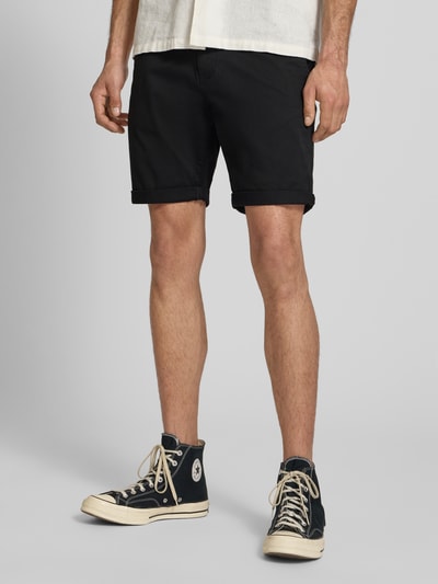 Tommy Jeans Slim Fit Chinoshorts aus Baumwoll-Mix Black 4