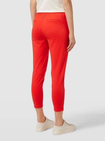 ICHI Spodnie dresowe o skróconym kroju model ‘KATE’ Czerwony 5