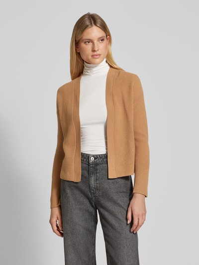 Tommy Hilfiger Cardigan mit geripptem Abschluss Camel 4