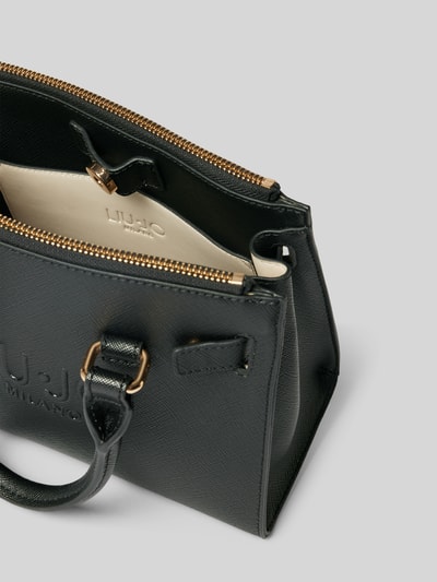 Liu Jo White Handtasche mit Label-Detail Modell 'HALONA' Black 5